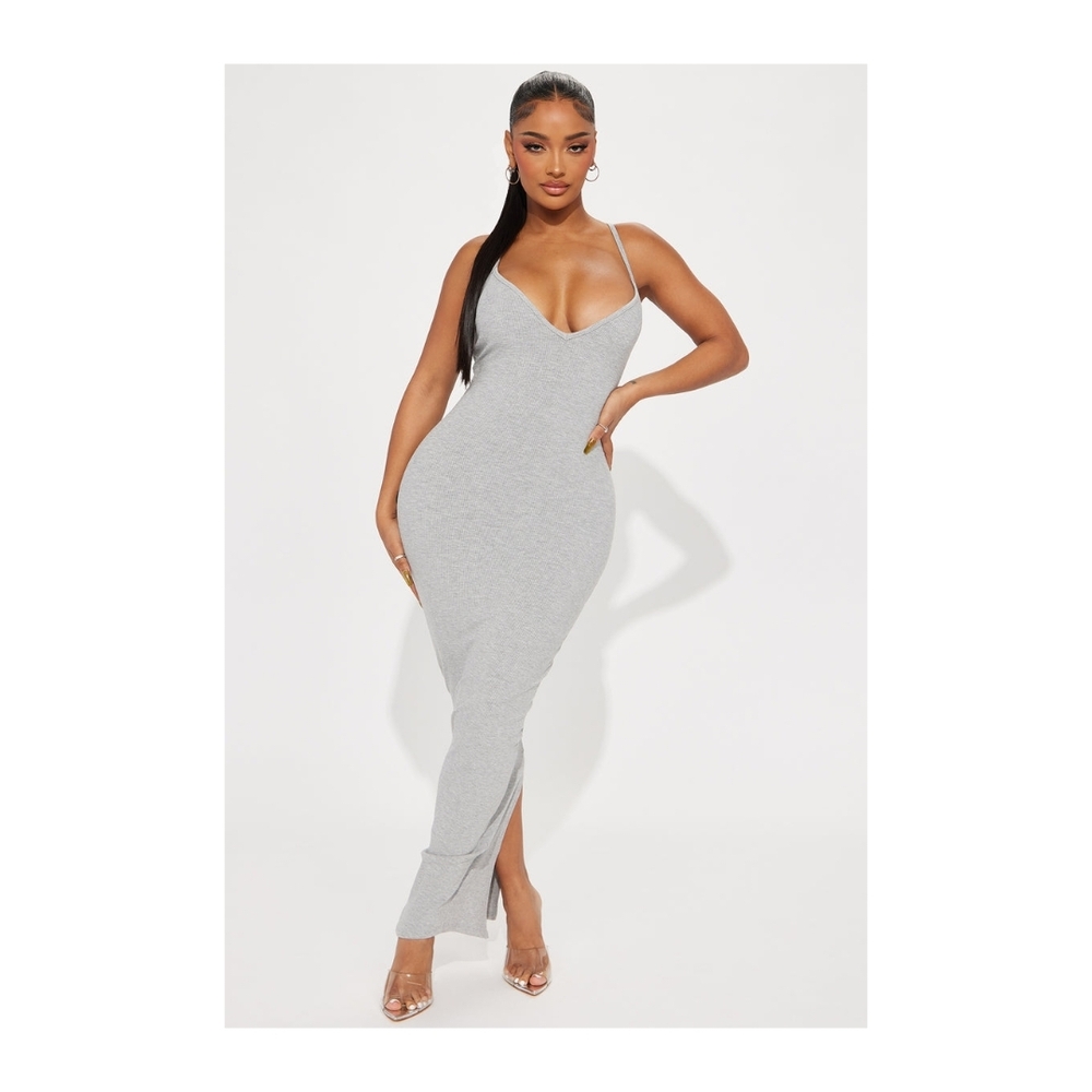 Fashion Nova Snatched Midi Dress